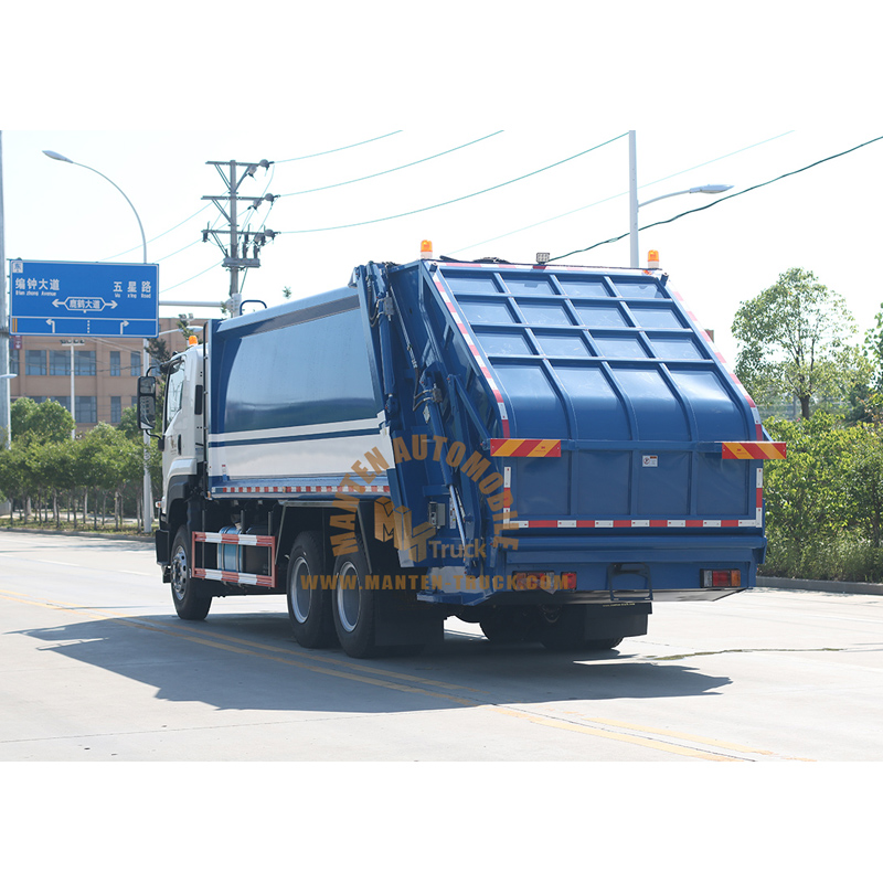 city garbage truck