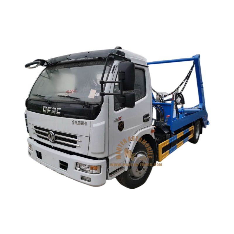 dongfeng 4x2 4m3 5m3 skip loader garbage truck