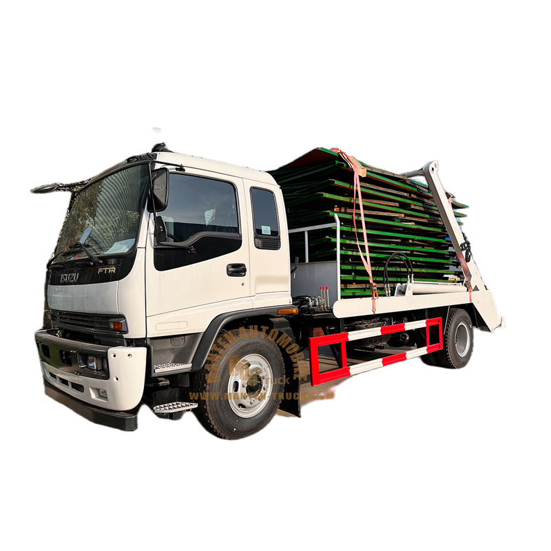 شاحنة قمامة تحميل ISUZU 4x2 8m ³-10m ³