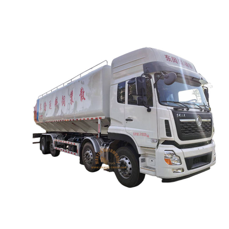 شاحنة تغذية سائبة Dongfeng 8x4 38cbm