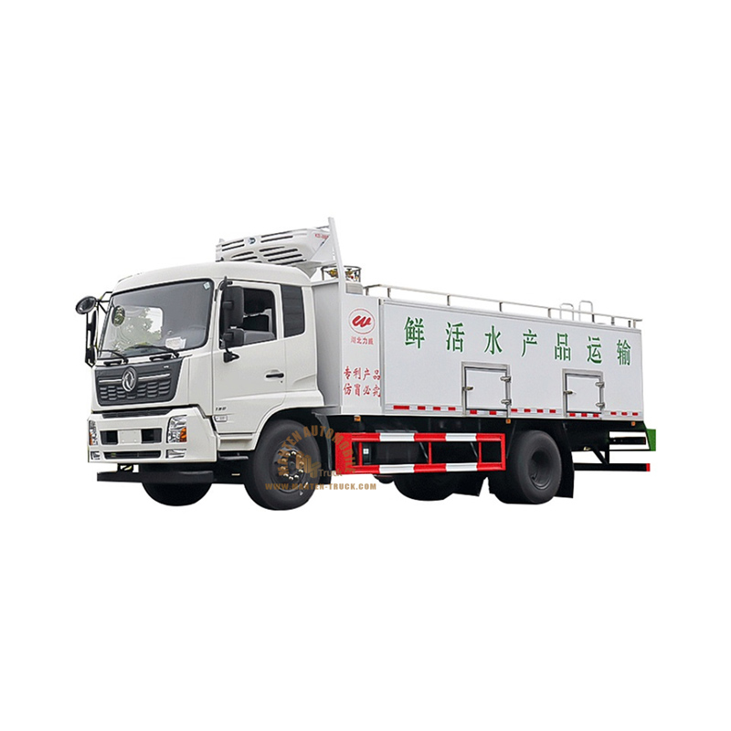 شاحنة نقل الأسماك الحية Dongfeng 4x2 10cbm