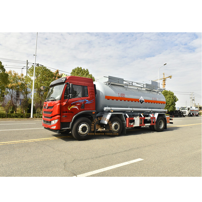 faw 6x2 15cbm chemical tank truck back3