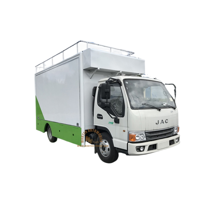 jac 4x2 diesel mobile food truck