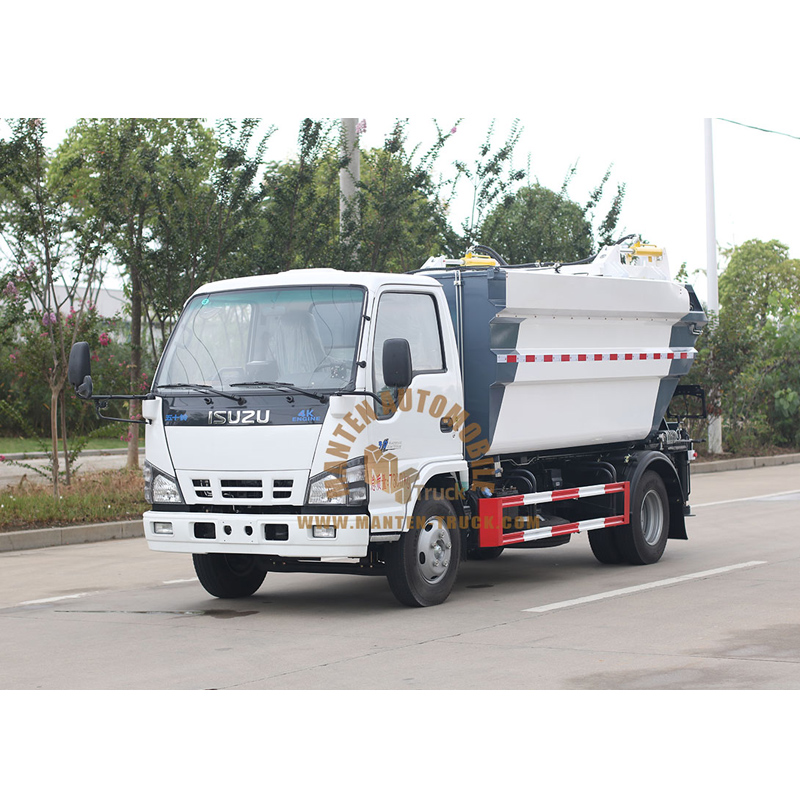 isuzu nkr 5m3 dump garbage truck