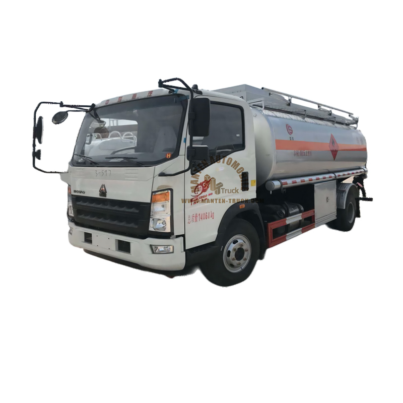 sinotruk 4x2 fuel tank truck