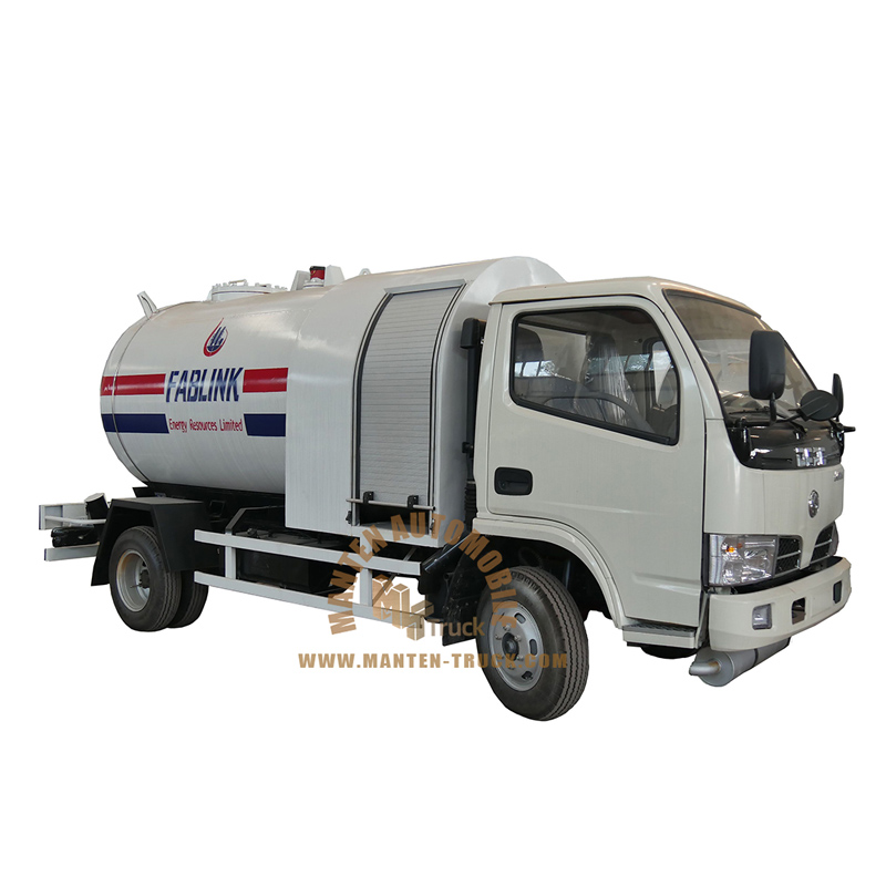 dongfeng 5500liter lpg refilling bobtail