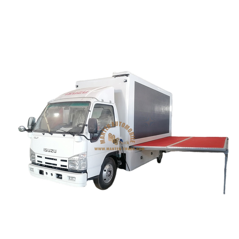 isuzu nkr led adertising truck