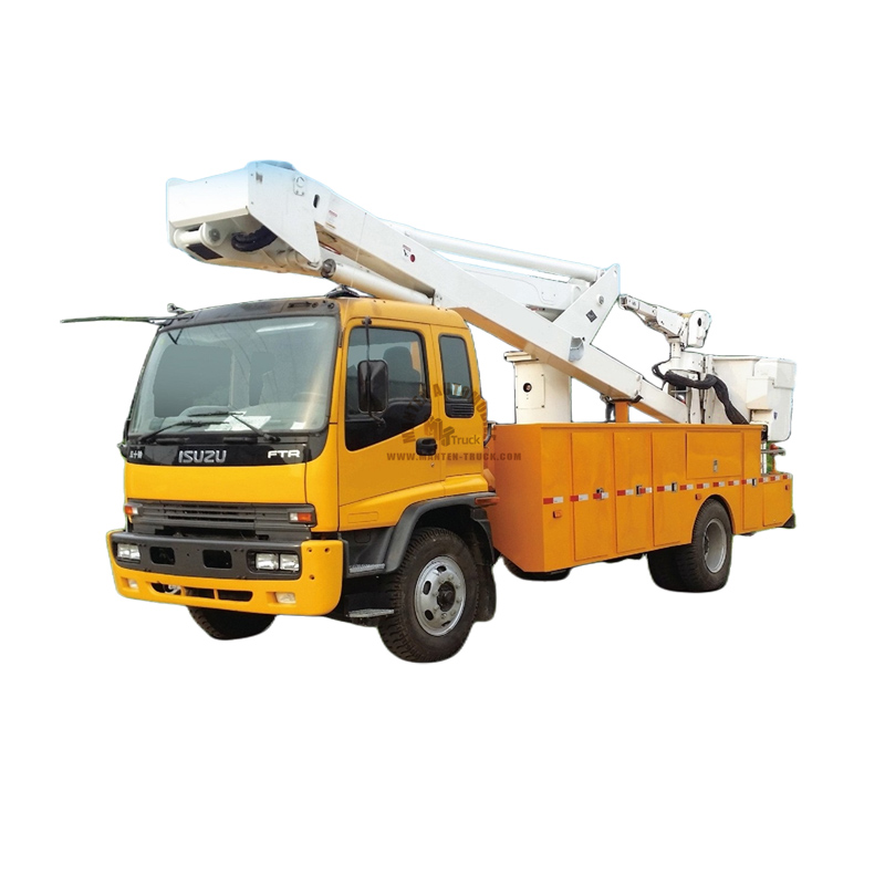 شاحنة منصة العمل الجوي المعزولة 18m ISUZU FTR 4x2