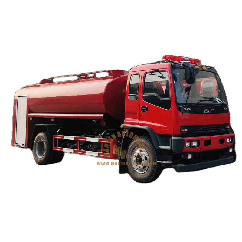 isuzu 10m3 water tank fire truck