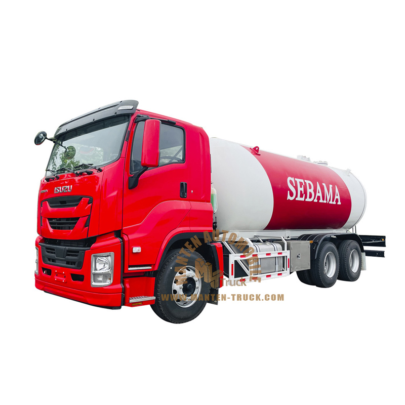 isuzu 25000liters lpg transporation truck