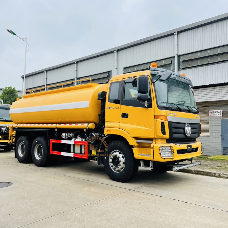 water tanker with sprinkler