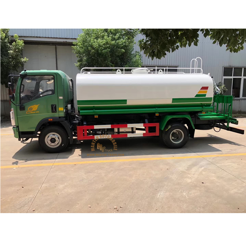 water tanker with sprinkler