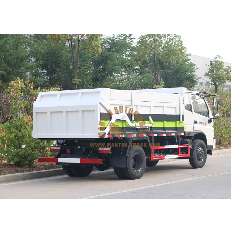 garbage truck hydraulic fire