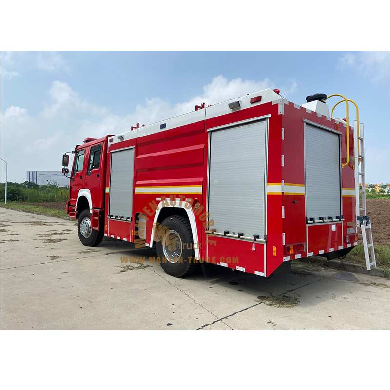 foam fire fighting truck