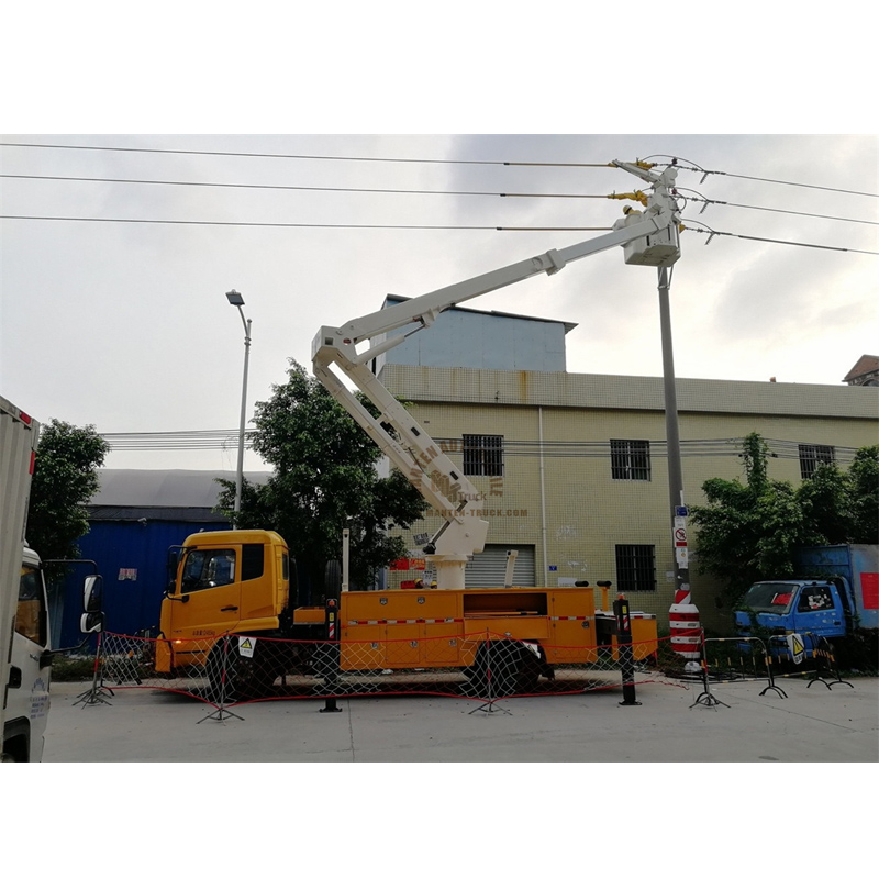 boom lift on truck