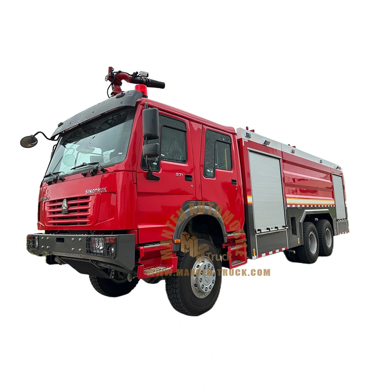 sinotruk howo 6x6 12ton airport fire engines