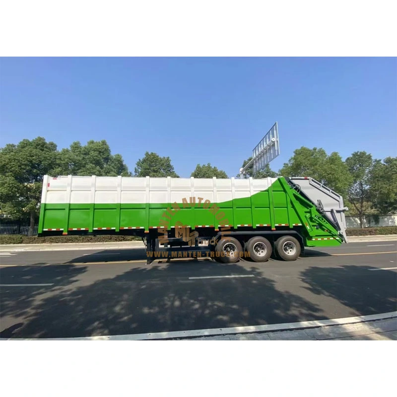 3 axles 40Ton Compression Garbage Container Trailer