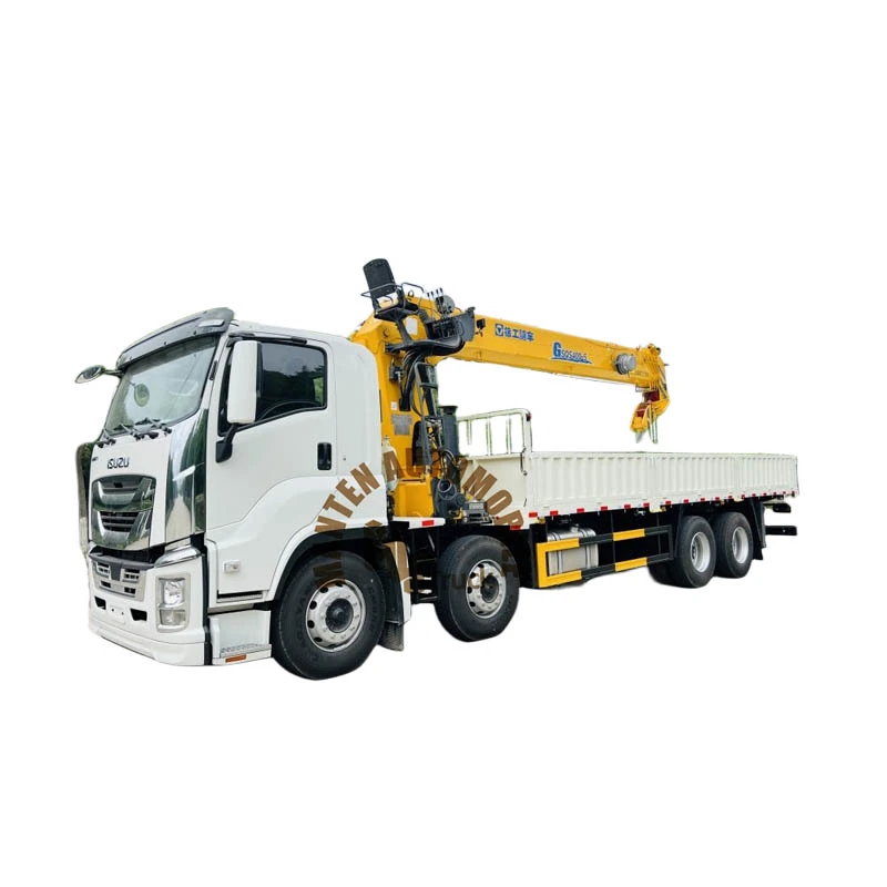 isuzu giga 8x4 16ton boom truck